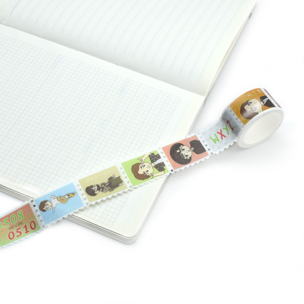 Stamp washi tape