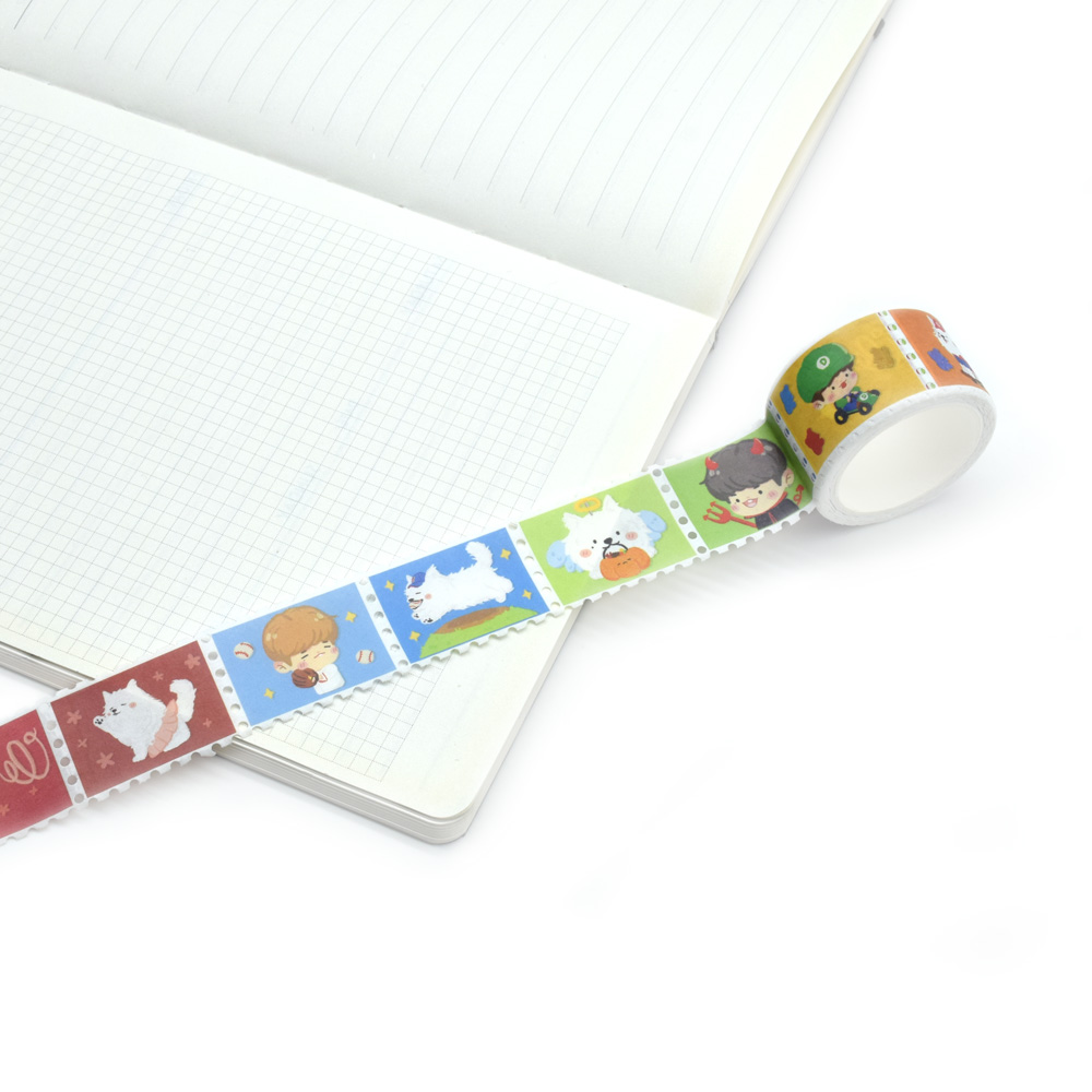 Stamp washi tape