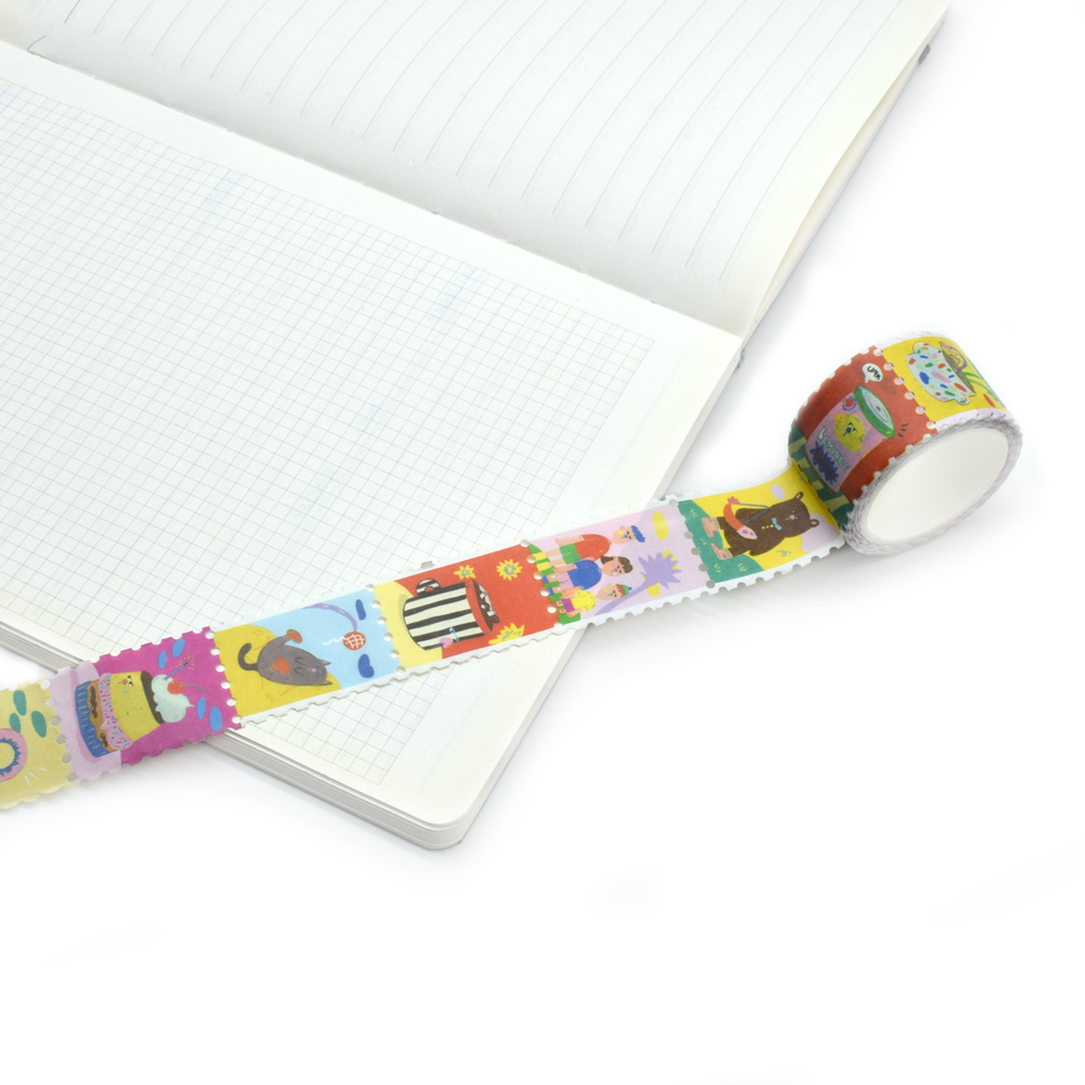 Stamp washi tape