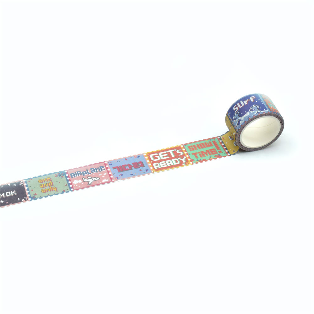 Custom CMYK Print Stamp Shape Washi Tape