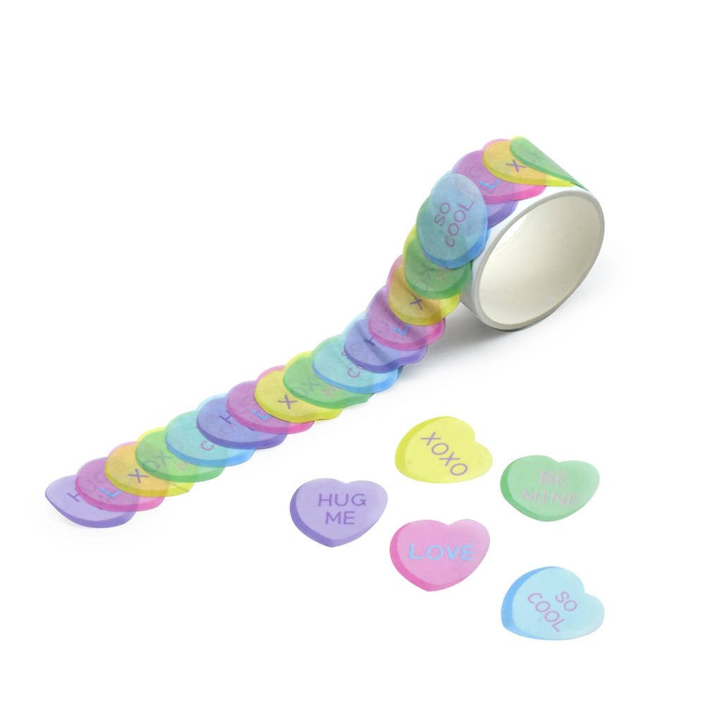 Custom Heat Shape Print Overlap Sticker Washi Roll