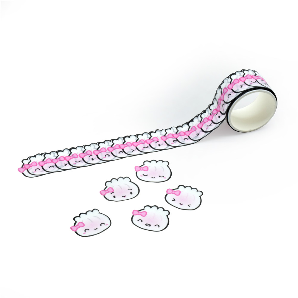 Custom Print Carton Shape Washi Sticker Roll