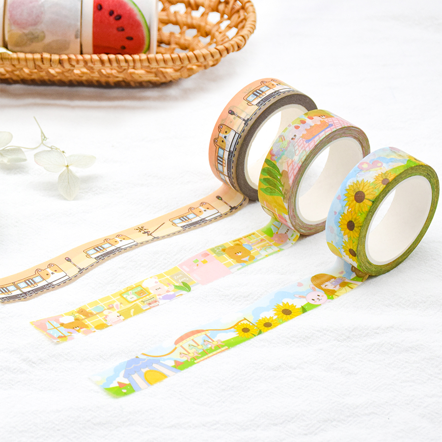 China Good Quality Letters Japanese Bulk Holographic Grid Washi Tape  Manufactuer manufacturers and suppliers